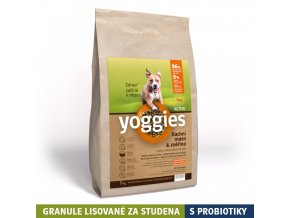granule yoggies active 5kg kachna a zverina granule lisovane za studena