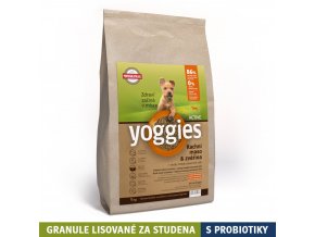 5 kg minigranule yoggies active kachna a zverina granule lisovane za studena s probiotiky