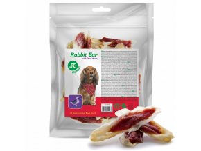 44993 jk superpremium meat snack dog rabbit ear duck 500 g 1