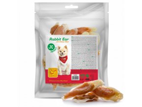 44994 jk superpremium meat snack dog rabbit ear chicken 500 g 1