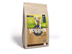 2kg Yoggies Kozí maso&zelenina, hypoalergenní granule lisované za studena s probiotiky Yoggies Kozí maso&zelenina