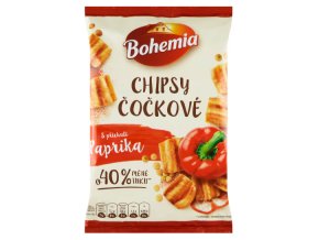 Bohemia chipsy čočkové s příchutí paprika 65g