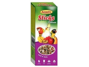 Avicentra tyčinky malý papoušek - ovoce+ořech 2ks