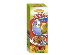Avicentra tyčinky andulka - ovoce+med 2ks
