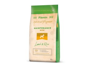 fitmin dog mini lamb rice 12 kg h L