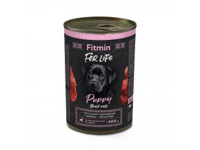 ffl dog tin puppy beef 400g h L