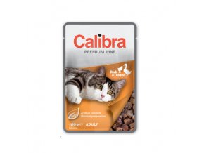 calibra cat kapsa premium adult duck chicken 100g