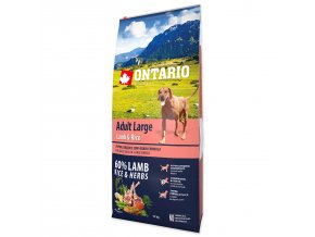 Ontario Adult Large Lamb & Rice & Turkey 12kg