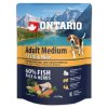 Ontario Adult Medium Fish & Rice 0,75 kg