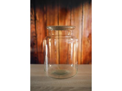 Sklenená nádoba pre rastlinné terárium 26 x 19 cm