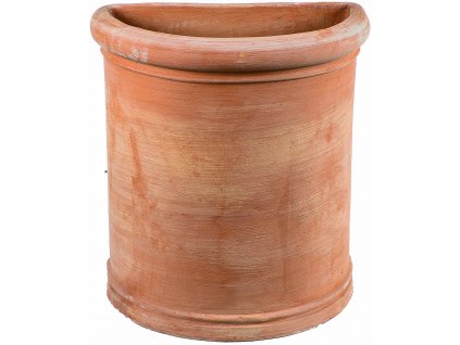 Terakotový květináč - Semicircolare alto liscio toscano 61