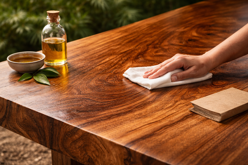 Jak pečovat o teak a suar (v 5 jednoduchých bodech)