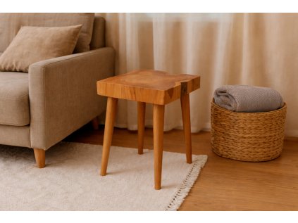 Stolek z teakového dřeva MINI