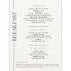 Breakfast Menu