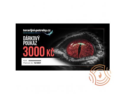 Dárkový poukaz 3000 Kč