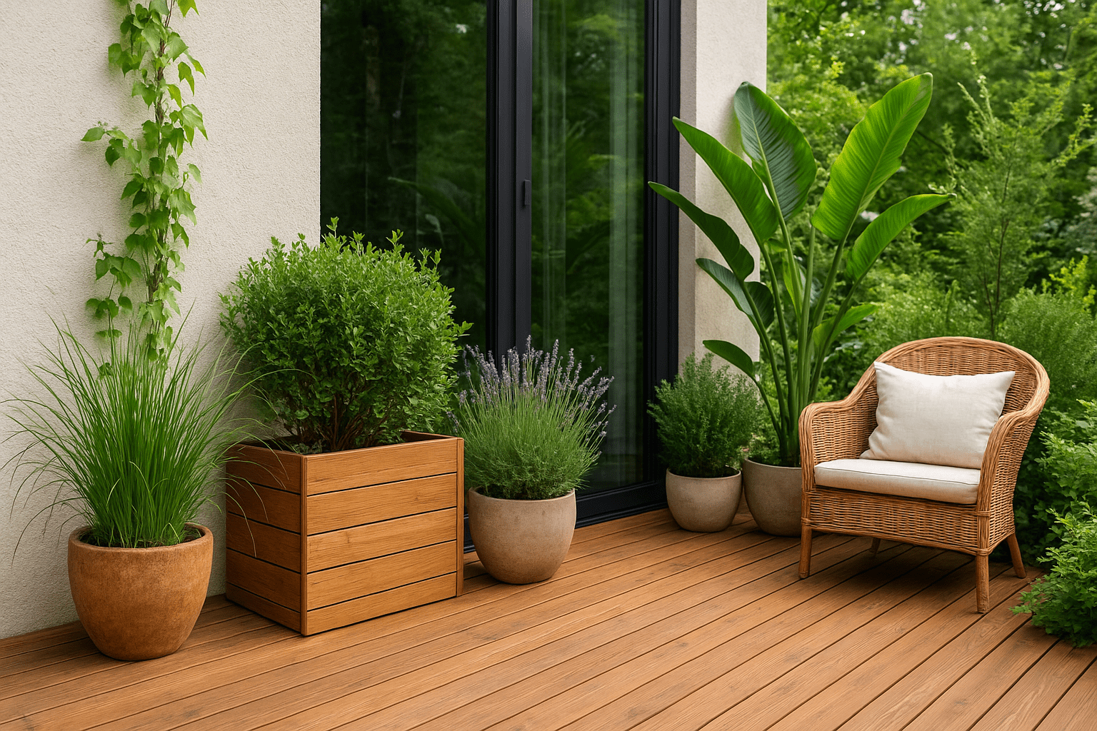 Terasa a rastliny: spojenie, ktoré prináša život