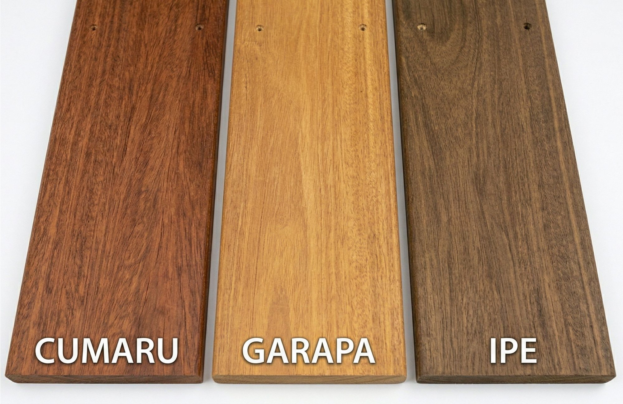 Exotické drevo na terasu:  Cumaru, Garapa a Ipe