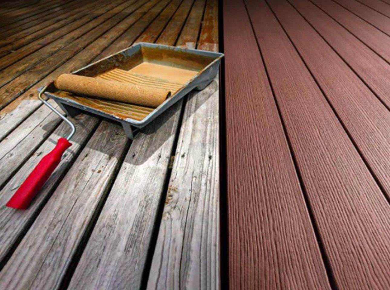 porovnanie-opotrebovanej-drevenej-podlahy-a-odolnej-wpc-dosky-bez-natierania