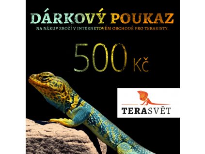 dárkový poukaz 500 Kč TeraSvět.cz
