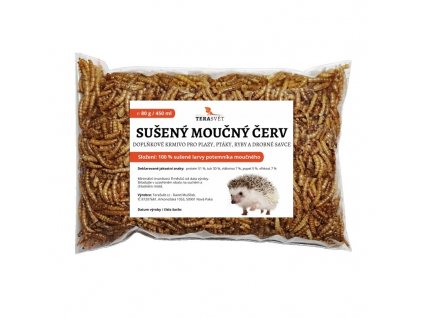 Terasvět Sušený Moučný červ 80 g (450 ml)