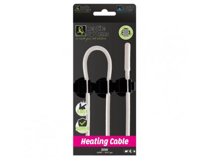 Reptile Systems Vodotěsný topný kabel 25W 4,3m