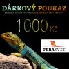 dárkový poukaz TeraSvět 1000 Kč