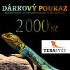 dárkový poukaz 2000 Kč