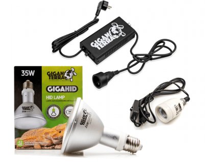 SET GIGANTERRA GIGAHID UVB 35W PAR30 s objímkou