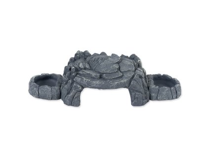 Repti Planet Úkryt Jeskyně s dvěma miskami 39x14,5x9,5cm (2)
