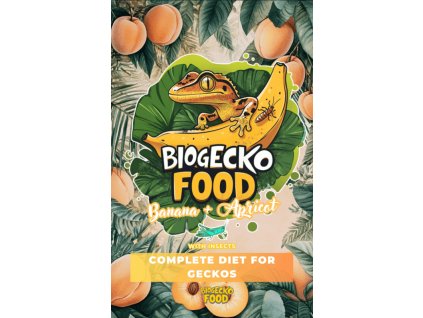 BioGeckoFood Banán a Meruňka 100g (1)