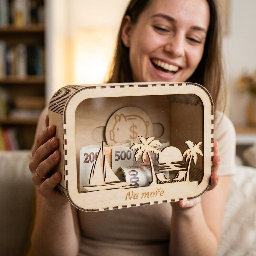 Spořící tématická pokladnička na míru