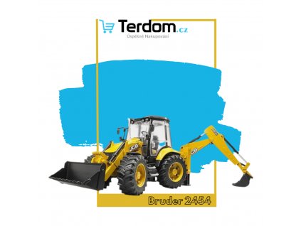 BRUDER 02454 JCB 5CX eco Bagr s čelním nakladačem