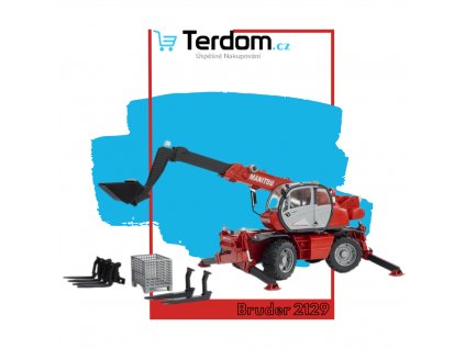 BRUDER 2129 Manitou teleskopický nakladač