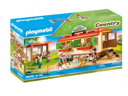 pol pl Playmobil 70510 Kemping z kucykami i przyczepa 3889 1