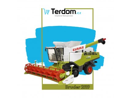 BRUDER 02119 Kombajn CLAAS LEXION 780 TERRA TRAC