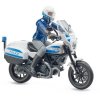 Bruder 62731 Policejní motocykl Scrambler Ducati s policistou