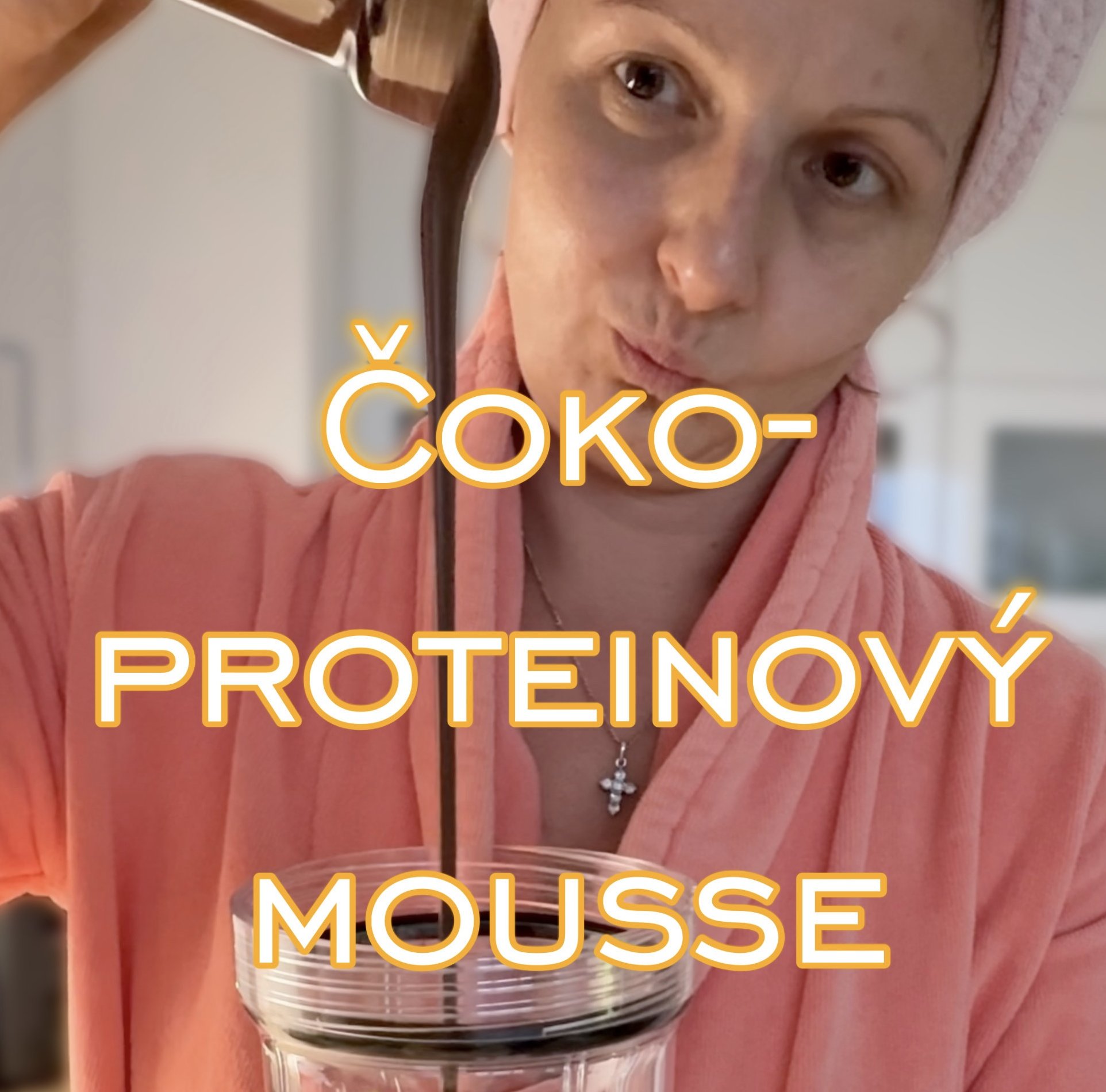 Čoko-proteinový mousse