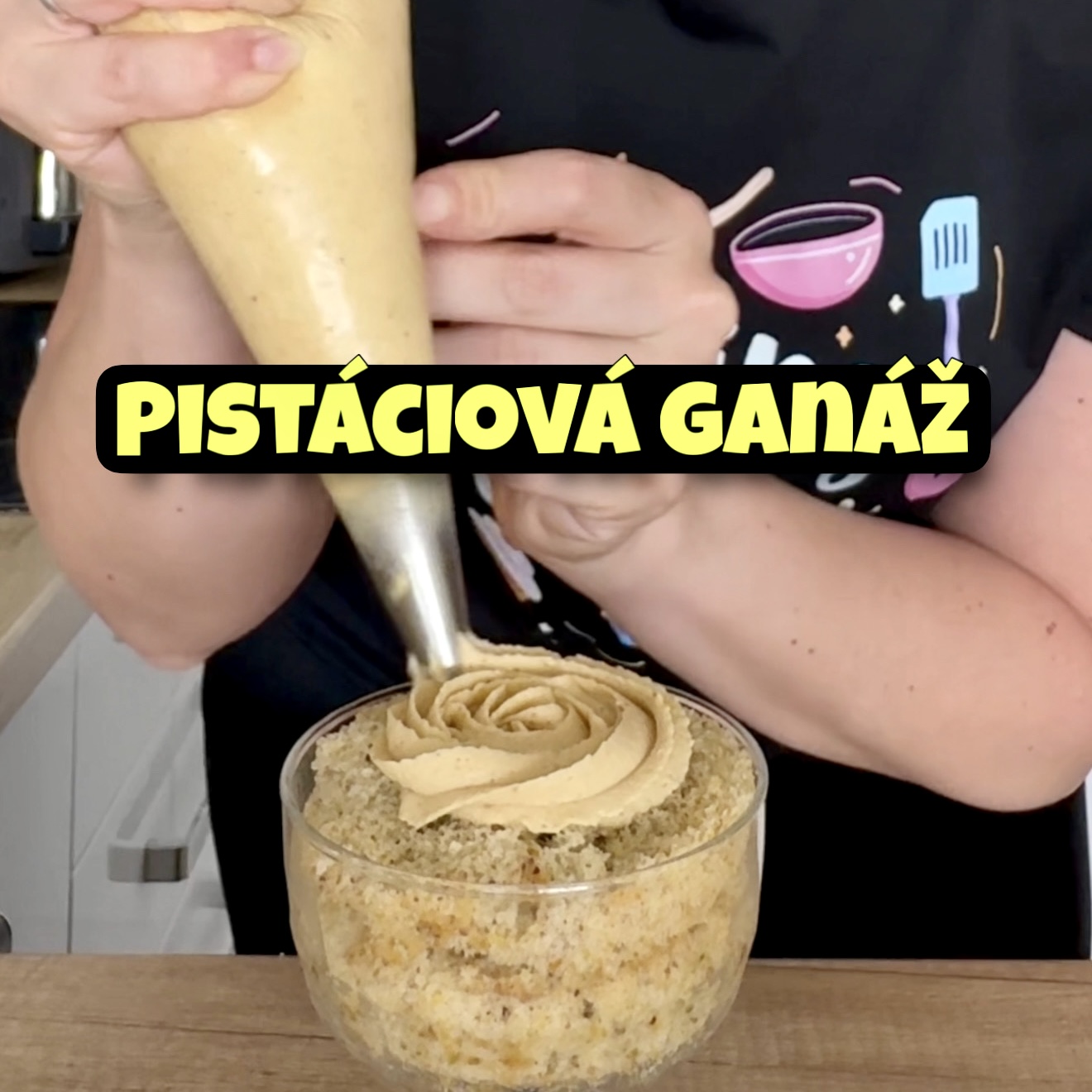 Pistáciová ganáž