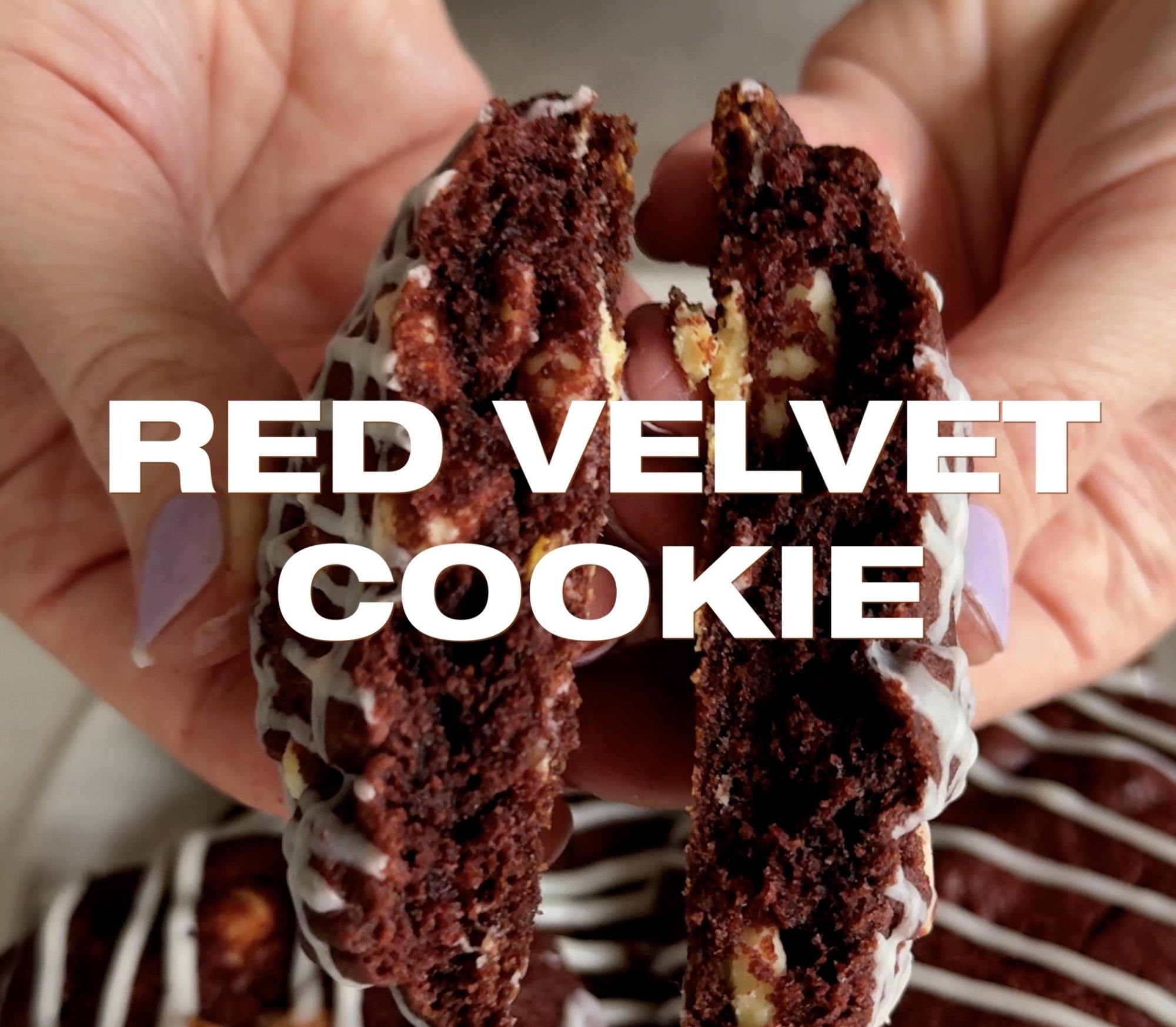 Red velvet cookies