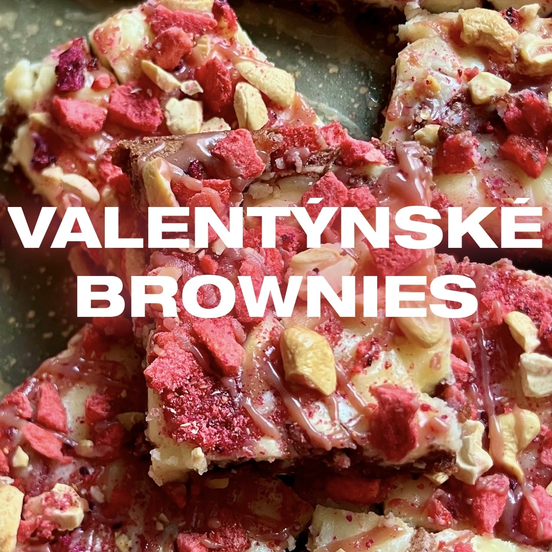 Valentýnské brownies