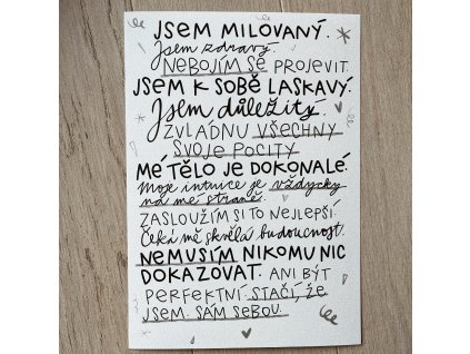 Nebojím se, zvládnu, zasloužím si. Afirmace pro kluky.