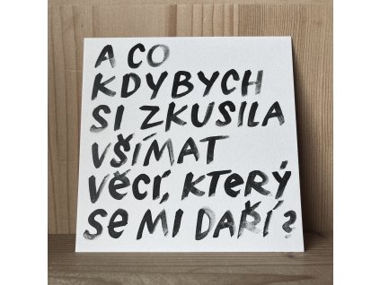 A co kdybych...