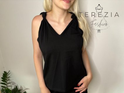 černý top Evelyn