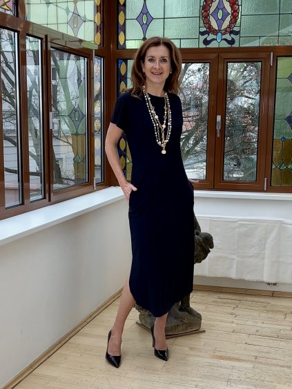 ŠATY CAROLINE DARK PLUM