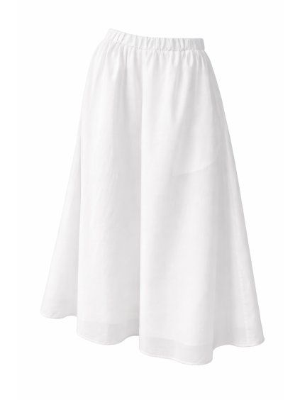 Elegant bílá maxi sukně