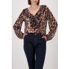 BLŮZA CHAMPS-ÉLYSÉES LEOPARD PRINT (Velikost S)