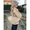 Shopper bag - střední veliost, taupe