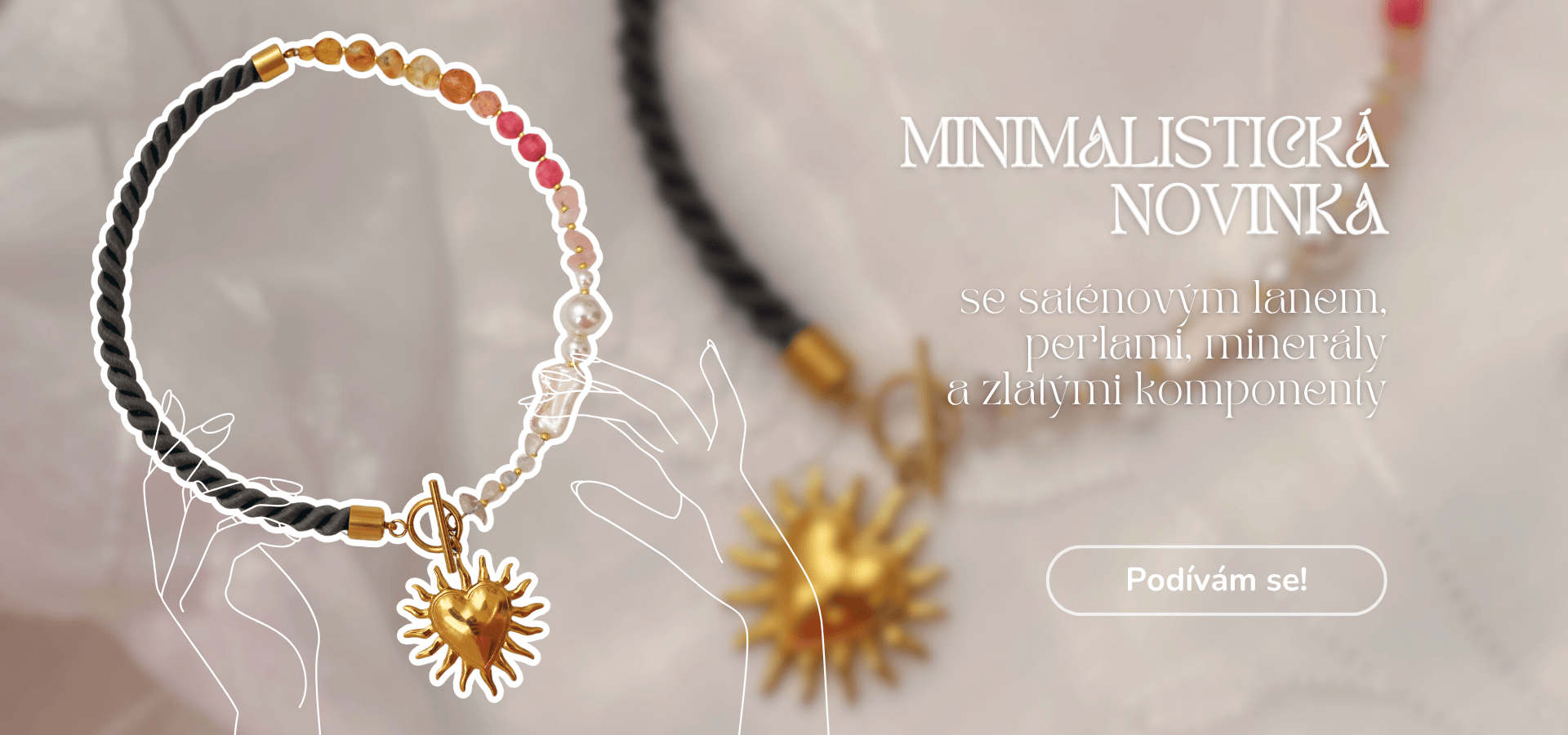 Minimalistický lanový náhrdelník