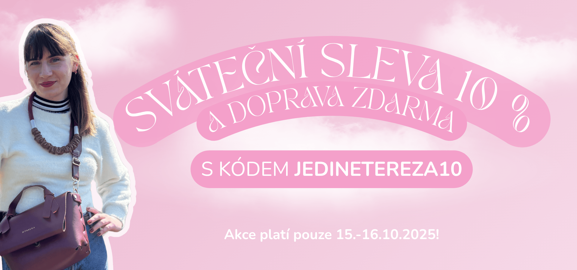 sleva 10% na lanové šperky