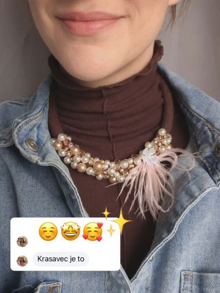 Lucka už svůj čokoládový nákrčník pyšně nosí 😍🤎🫶🏻 #milujudekuju